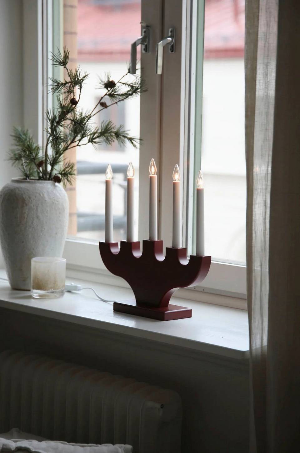 Markslöjd Ljusstake Spira 5L, röd från Markslöjd, bild 5