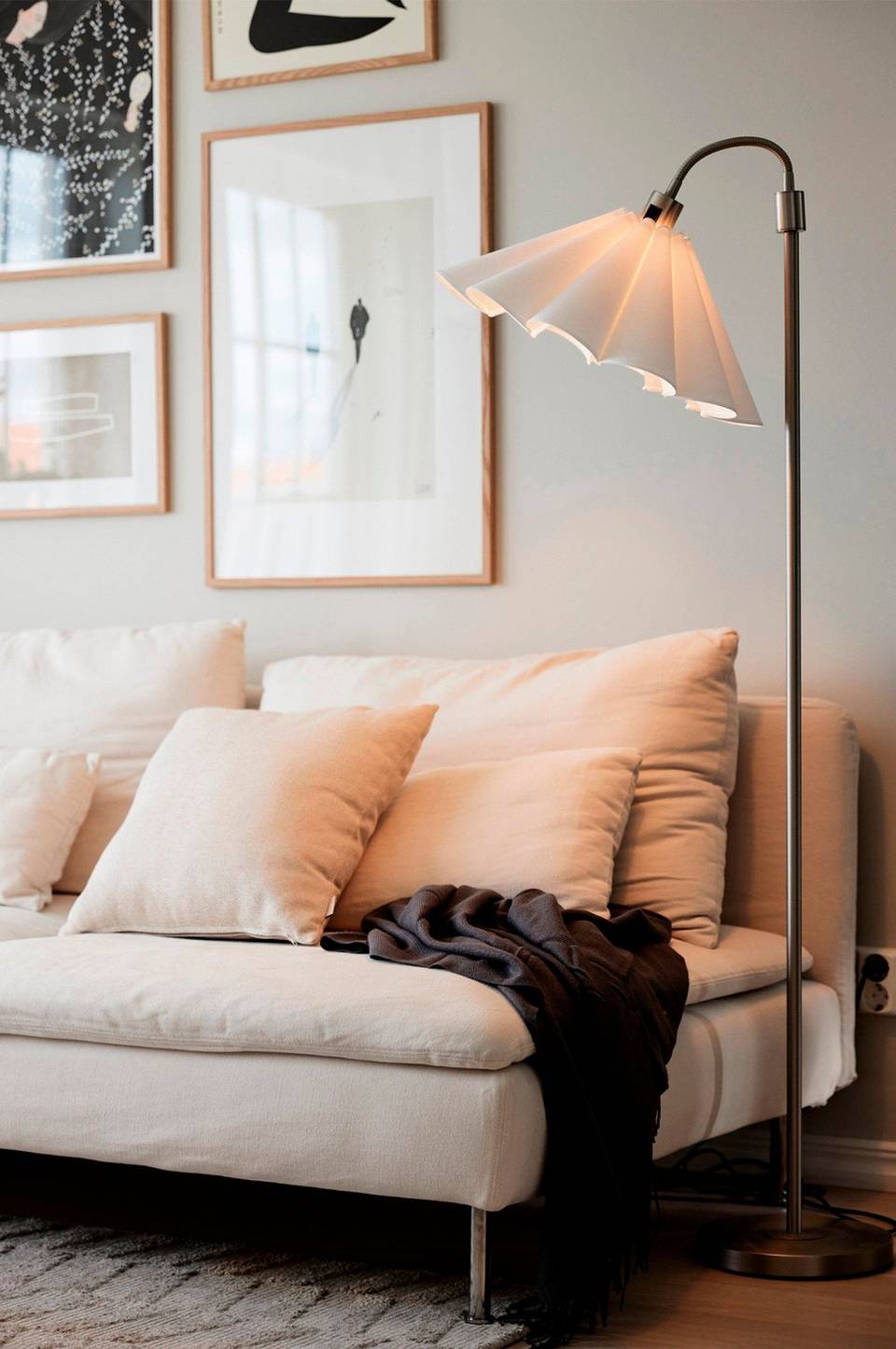 PR Home Golvlampa Amy Flex 1 Freja, silver från PR Home, bild 5