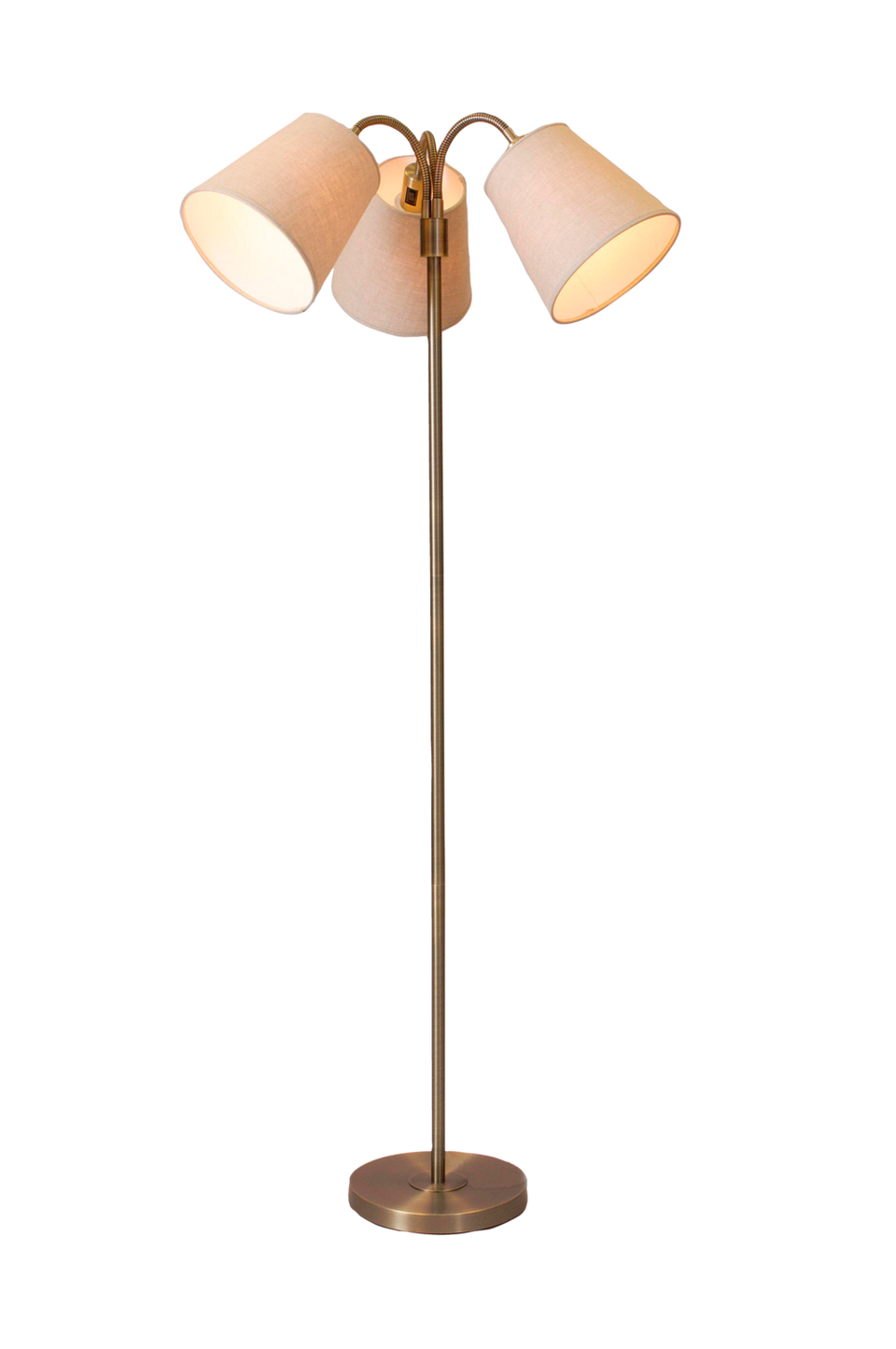 PR Home Amy -golvlampa Flex 3, guld från PR Home, bild 5