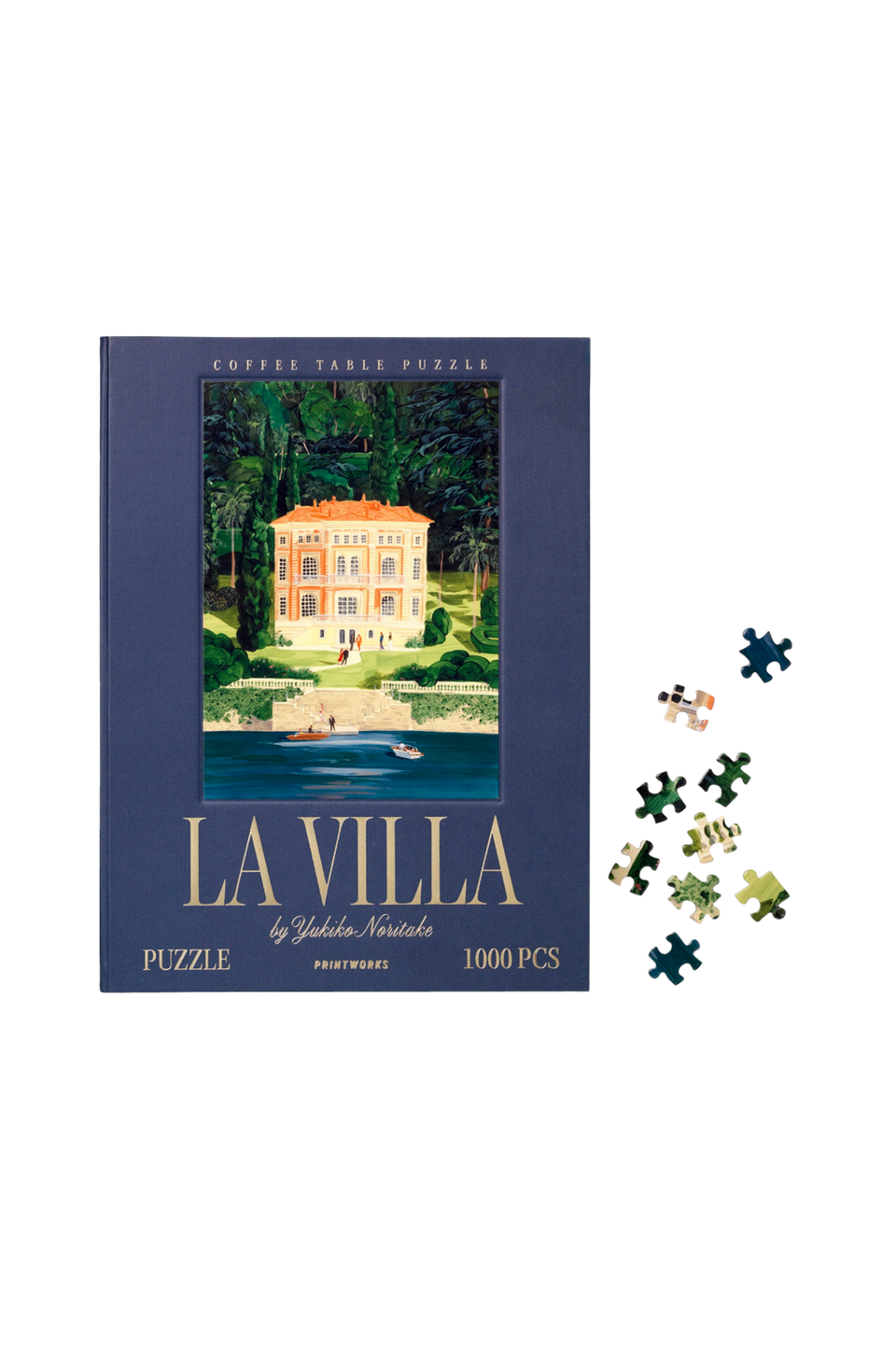 PRINTWORKS Pussel La Villa, 1000 pcs, blå från PRINTWORKS, bild 2