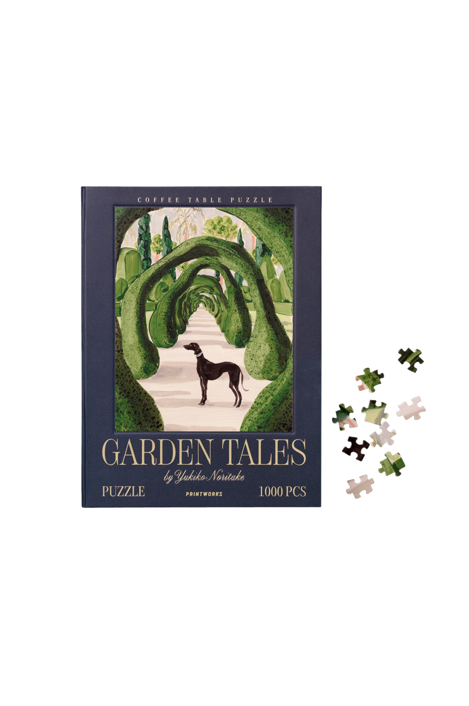 PRINTWORKS Pussel Garden Tales, 1000 pcs, blå från PRINTWORKS, bild 2