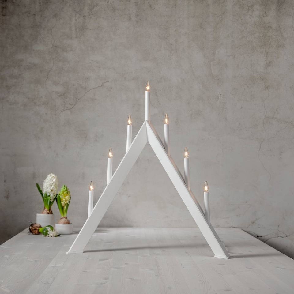 Star Trading Ljusstake " Arrow ", 64 cm, vit från Star Trading, bild 2