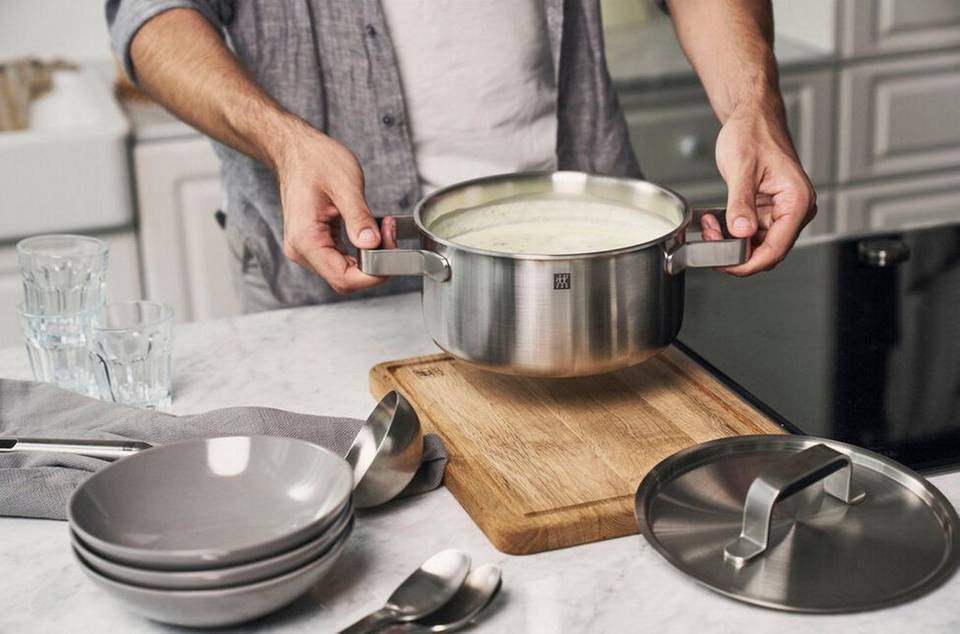 Zwilling Pure, grytuppsättning, 5 delar, silver från Zwilling, bild 5