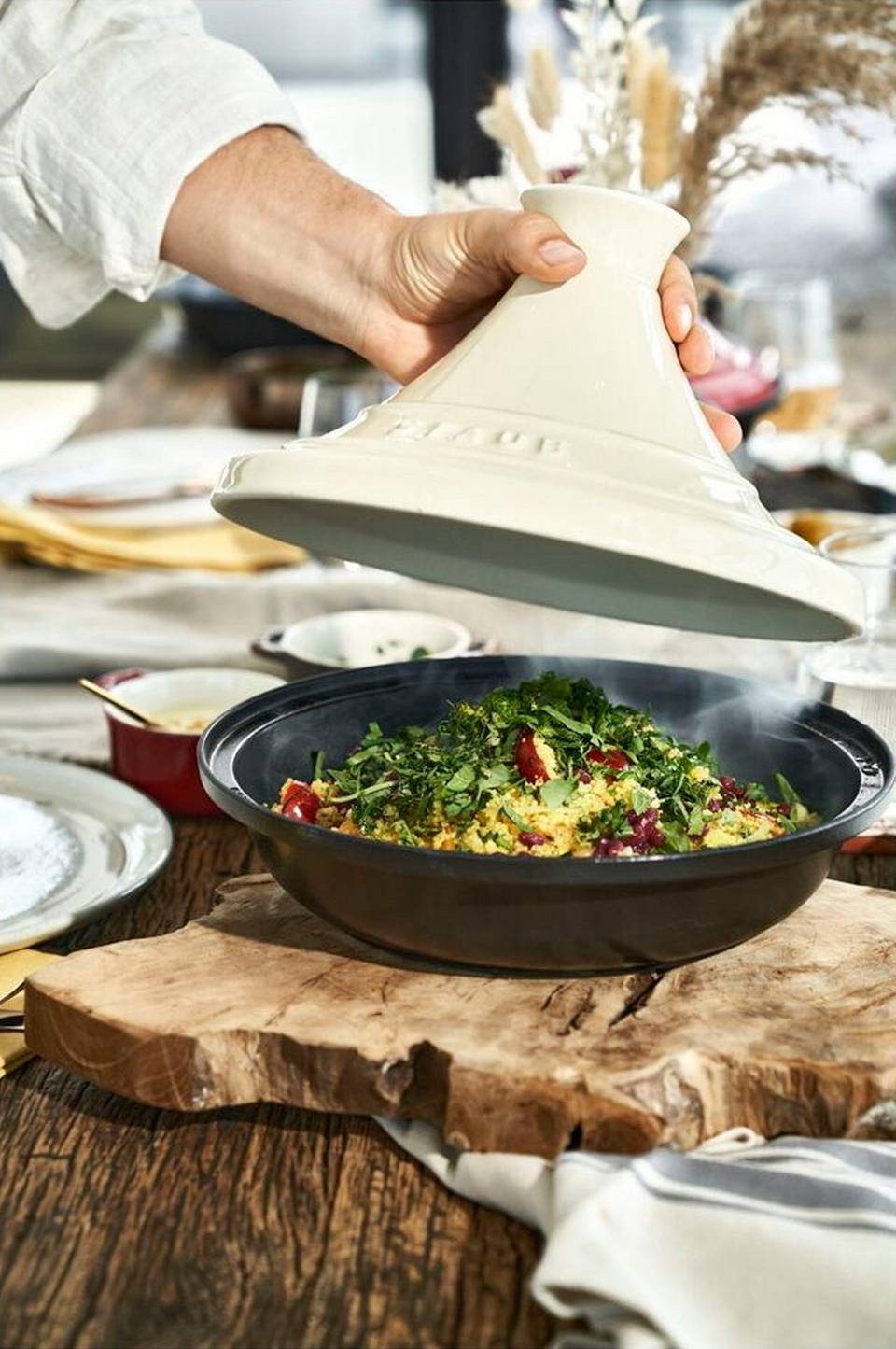 Staub Tajine 28 cm, beige från Staub, bild 5