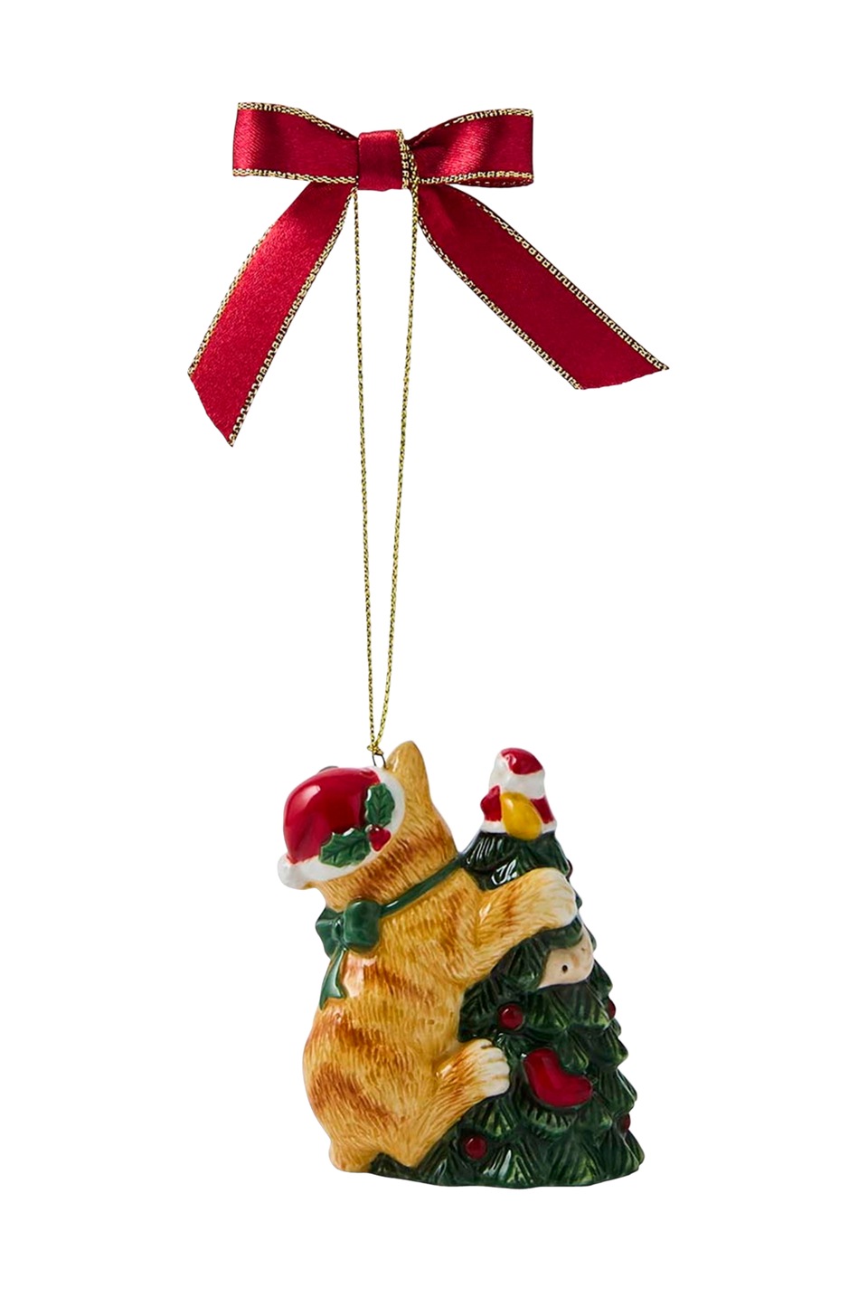 Spode Prydnadsföremål Christmas Tree Katt som klättrar i trädet, flerfärgad från Spode, bild 2