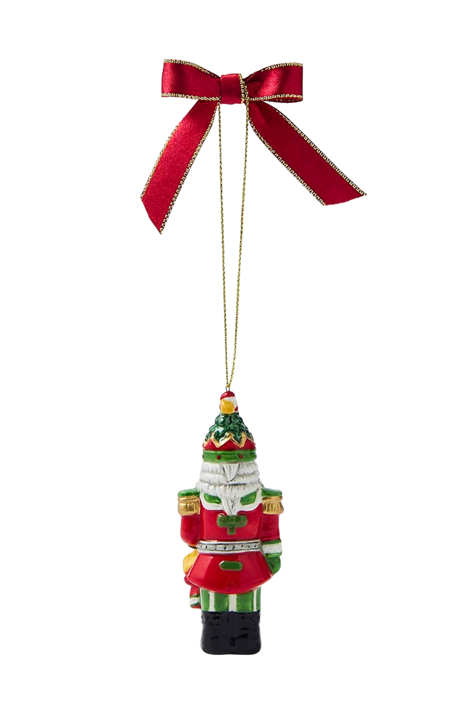 Spode Prydnads Christmas Tree -nötknäppare med julgranmössa, flerfärgad från Spode, bild 2