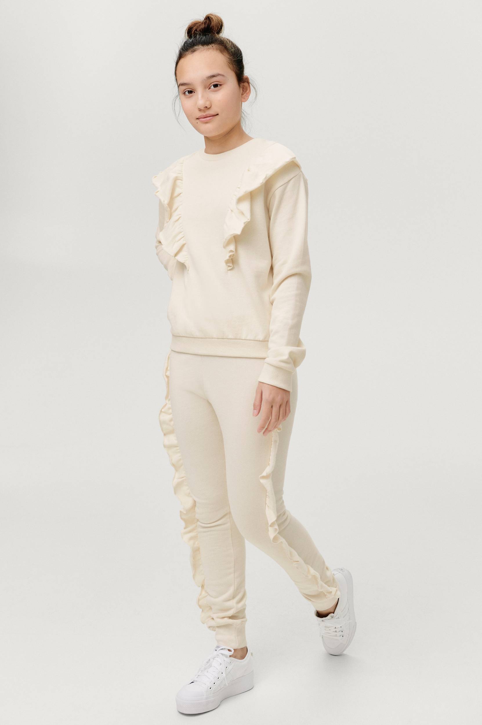 Ellos - Sweatbyxor Lin - Natur - 158/164