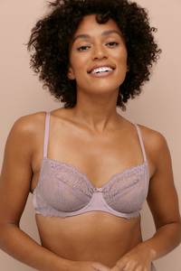 Ellos - Bygel-bh i spets - Rosa - 85D