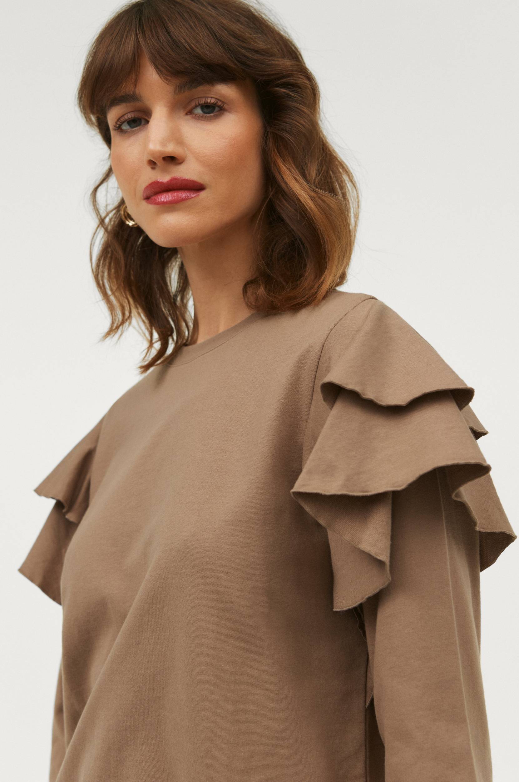 Ellos - Sweatshirt Piper - Brun - 42/44
