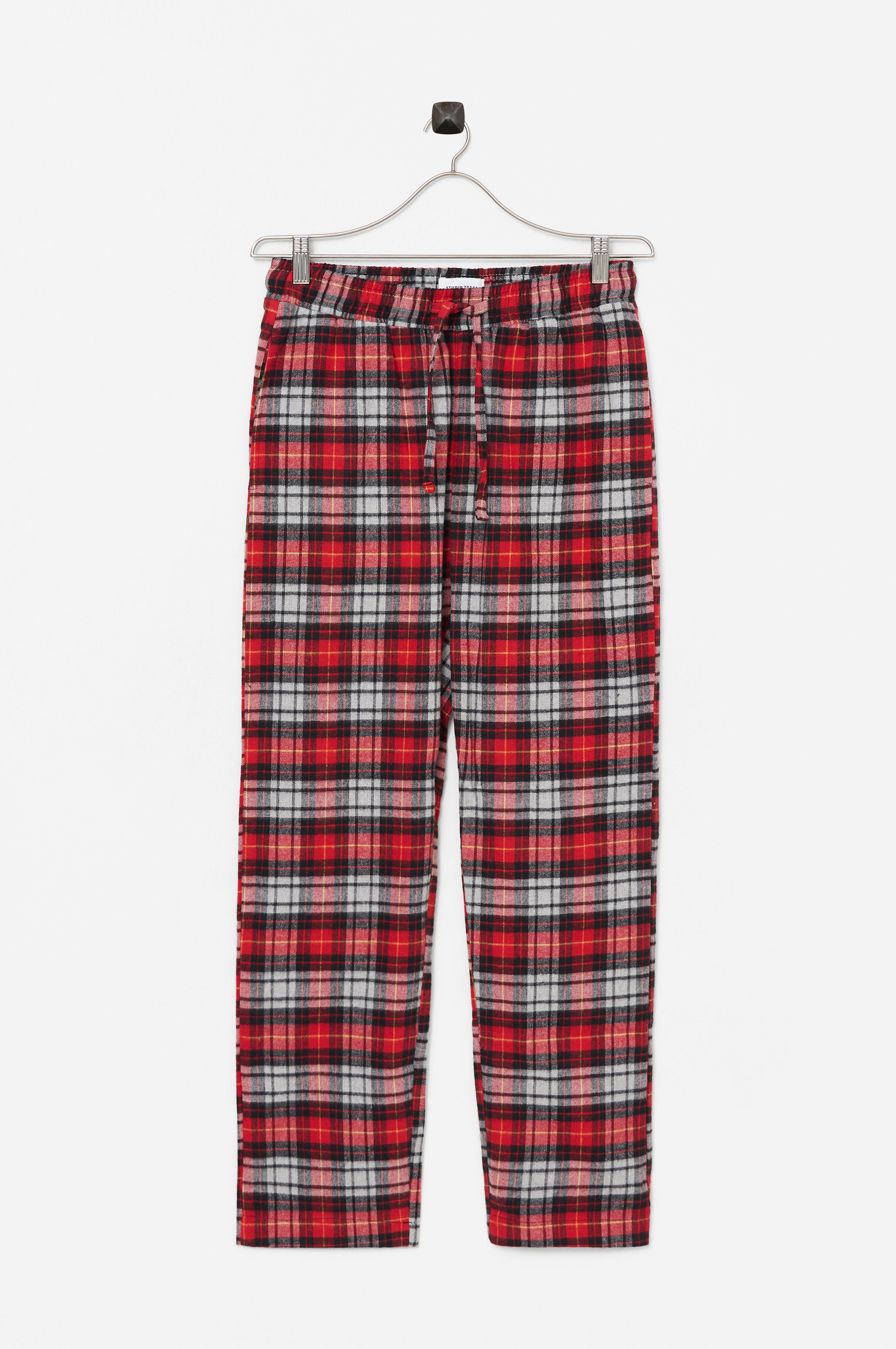 Studio Total Pyjamasbyxor Flannel Pants Röd Pyjamas Ellos.se