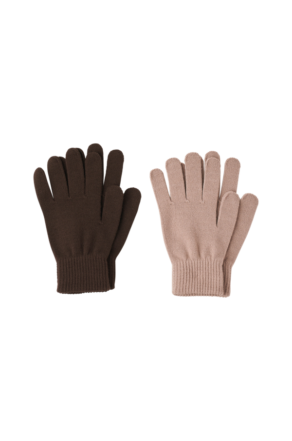 Ellos - Handsker Magic Glove Anna 2-pak - Beige - ONE SIZE