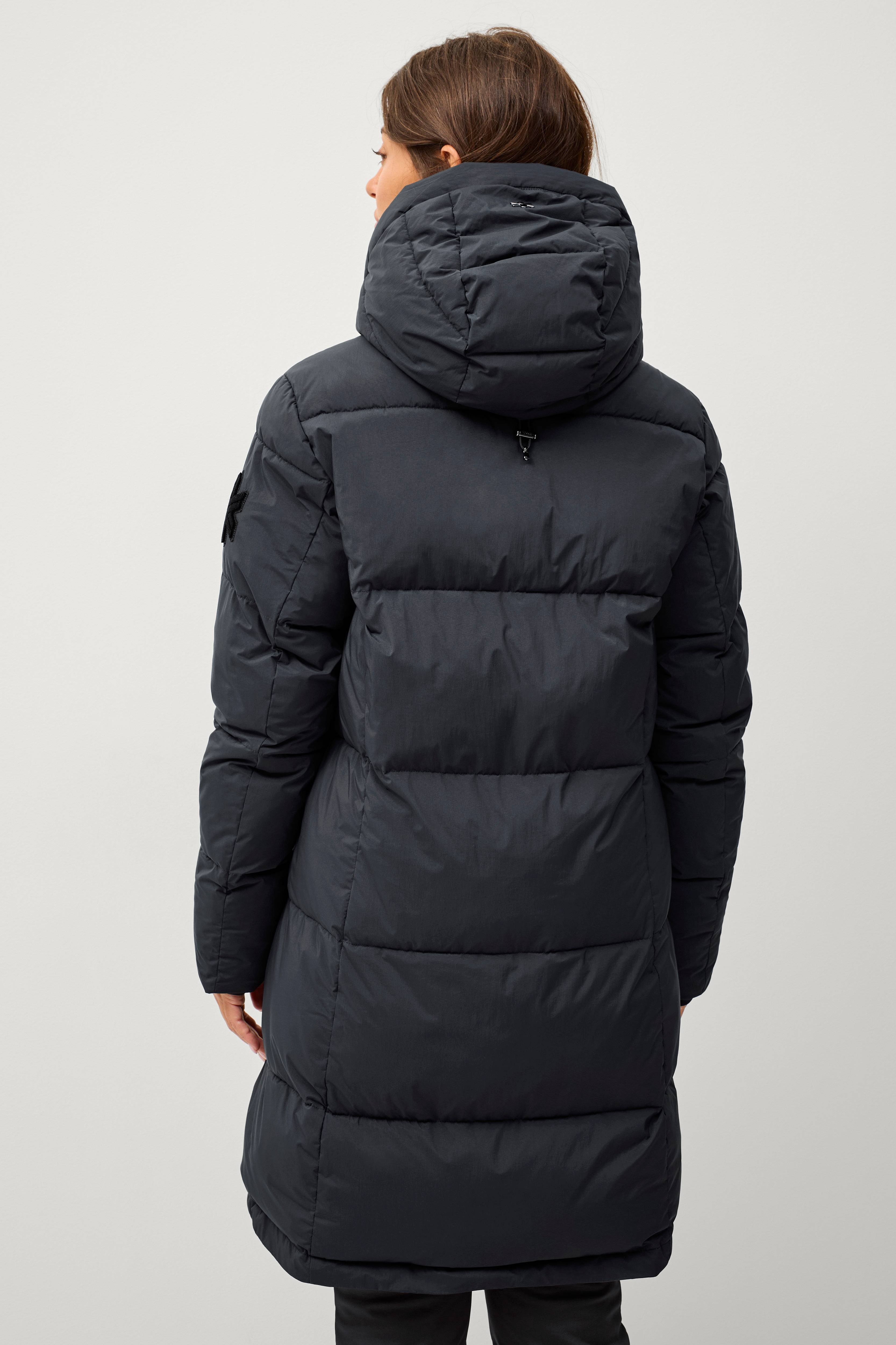 Áhkká Jakke Gold Warm Parka Matte - Svart - Vinterjakker | Ellos.no