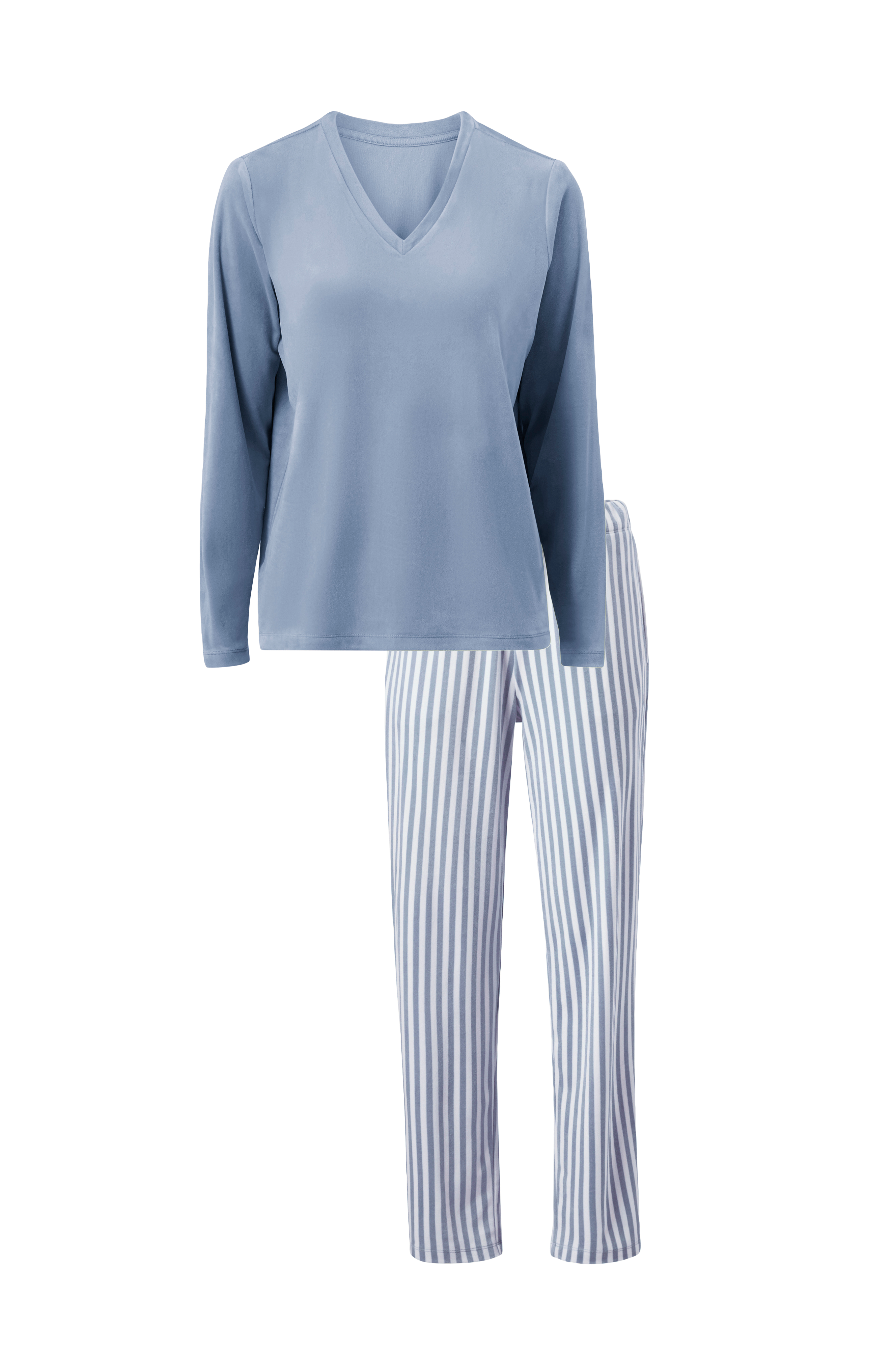 Ellos Pyjamas i velour - Blå - Pyjamas | Ellos.se