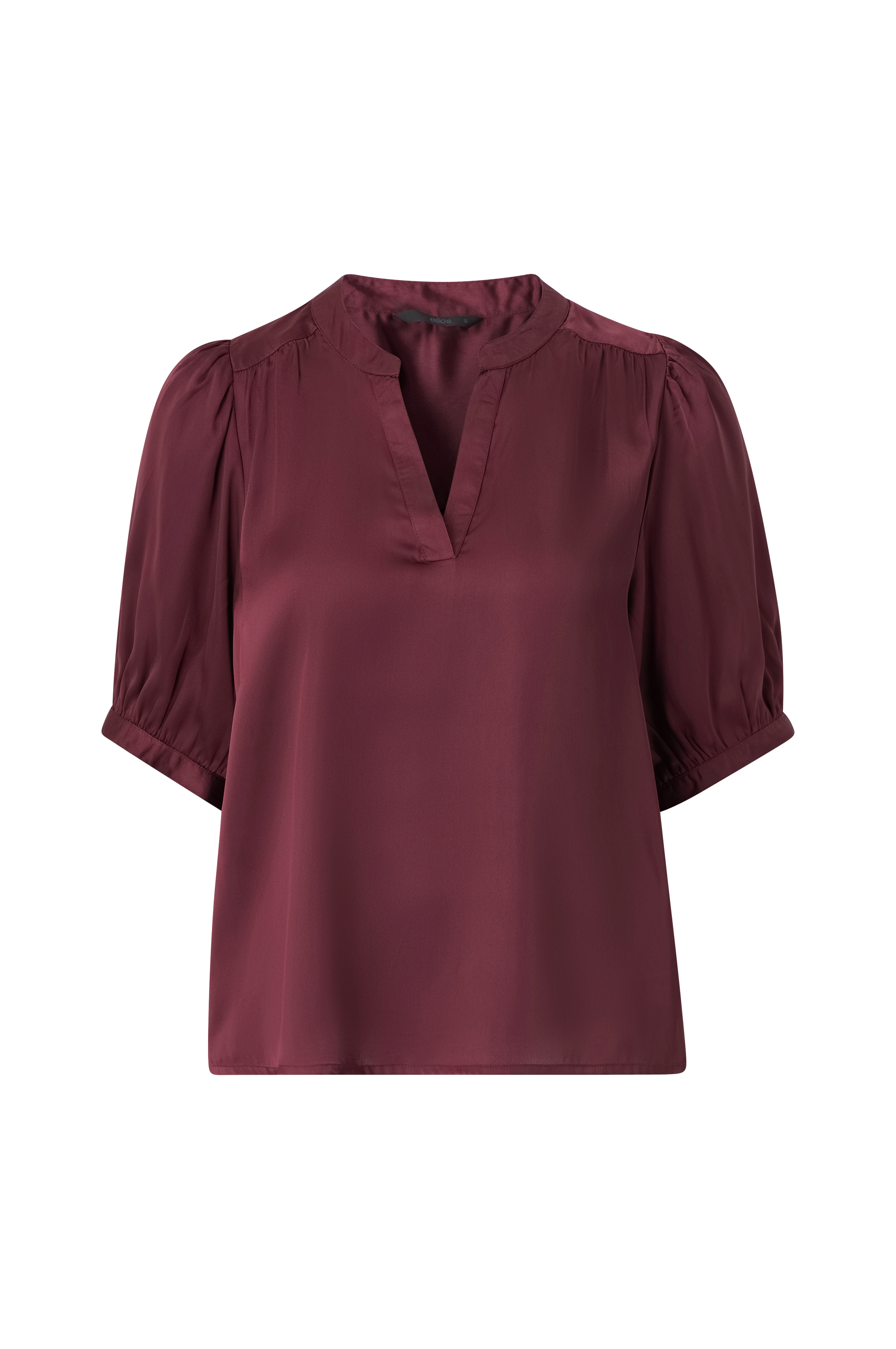 Ellos Blus i glansig satin - Röd - Blusar | Ellos.se