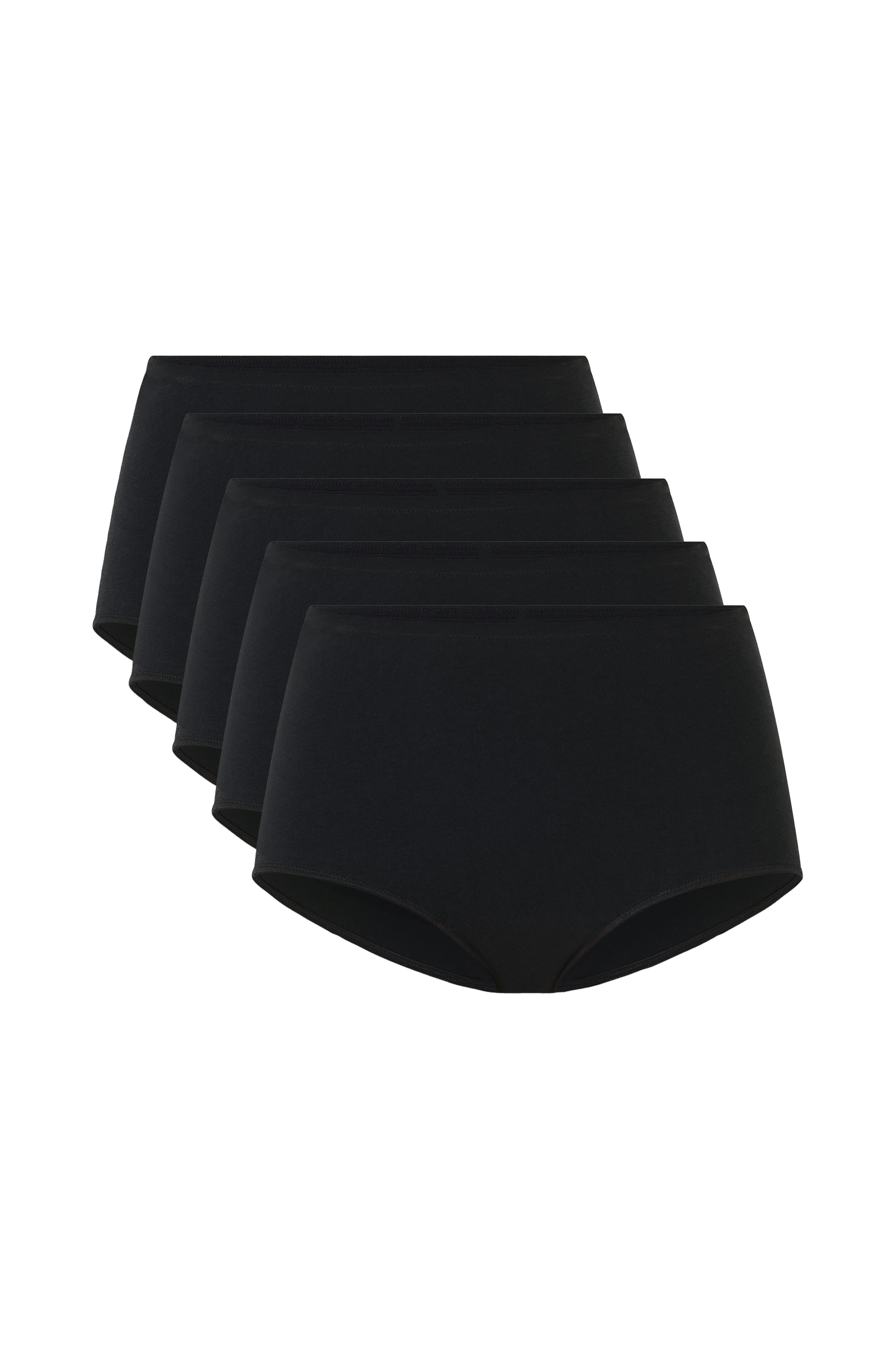 Ellos Maxi-Slip 5-Pack - Schwarz - Maxislips | Ellos.de