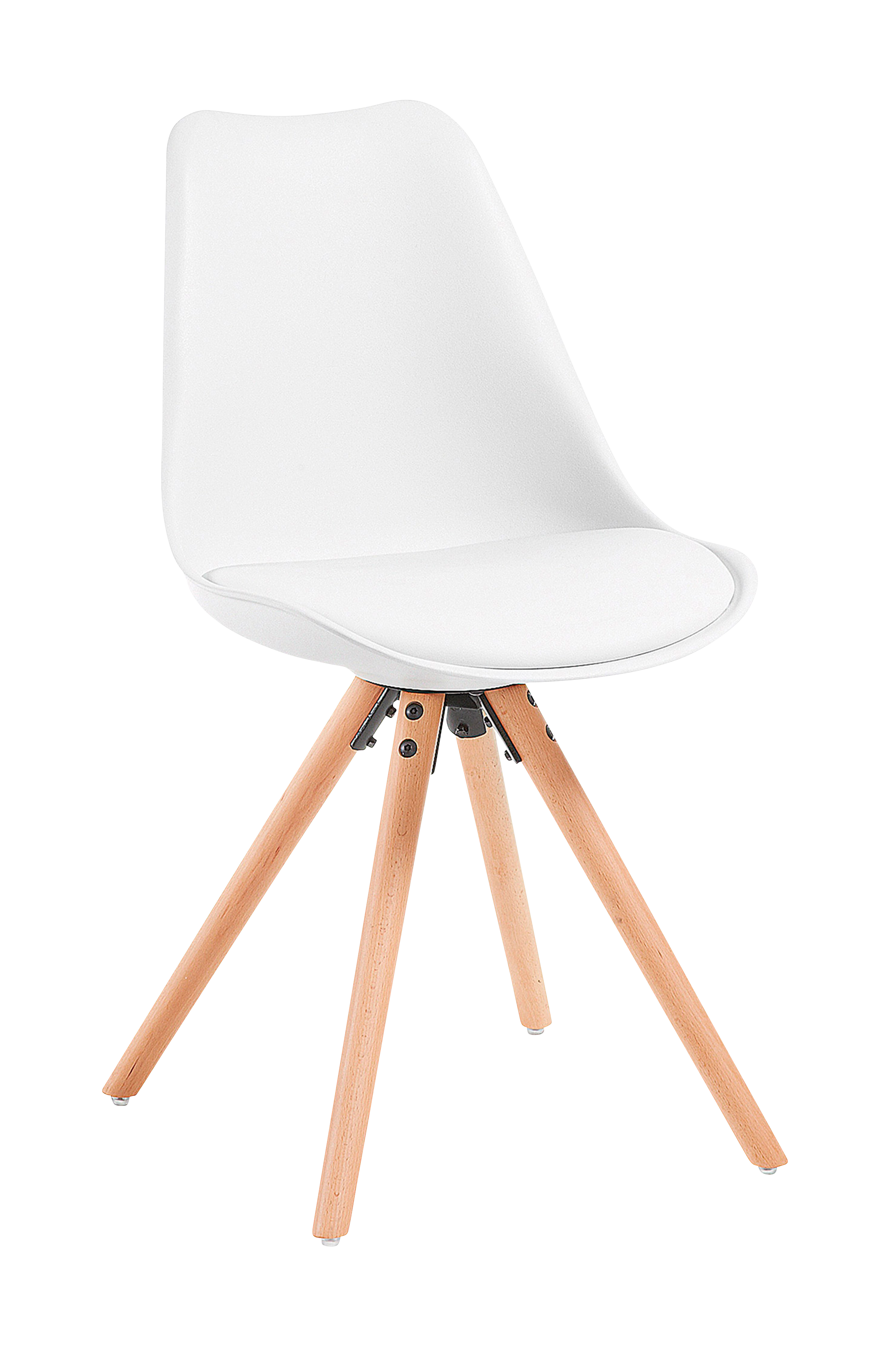 Produktivitet metodologi Tilsætningsstof LARS stol træ/hvid plast, 4-pak - Hvid - Møbler | Homeroom