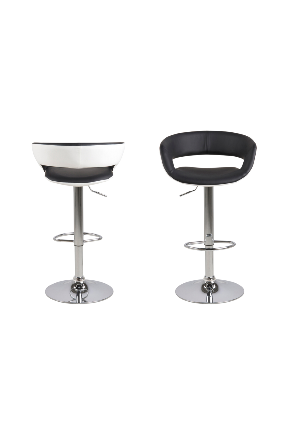 AC Design Furniture Barstol 2-pack, Krom Malmö, vit från AC Design Furniture, bild 5