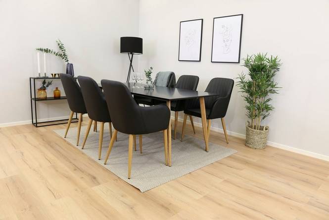 Matgrupp Polar med 6st matstolar Comfort