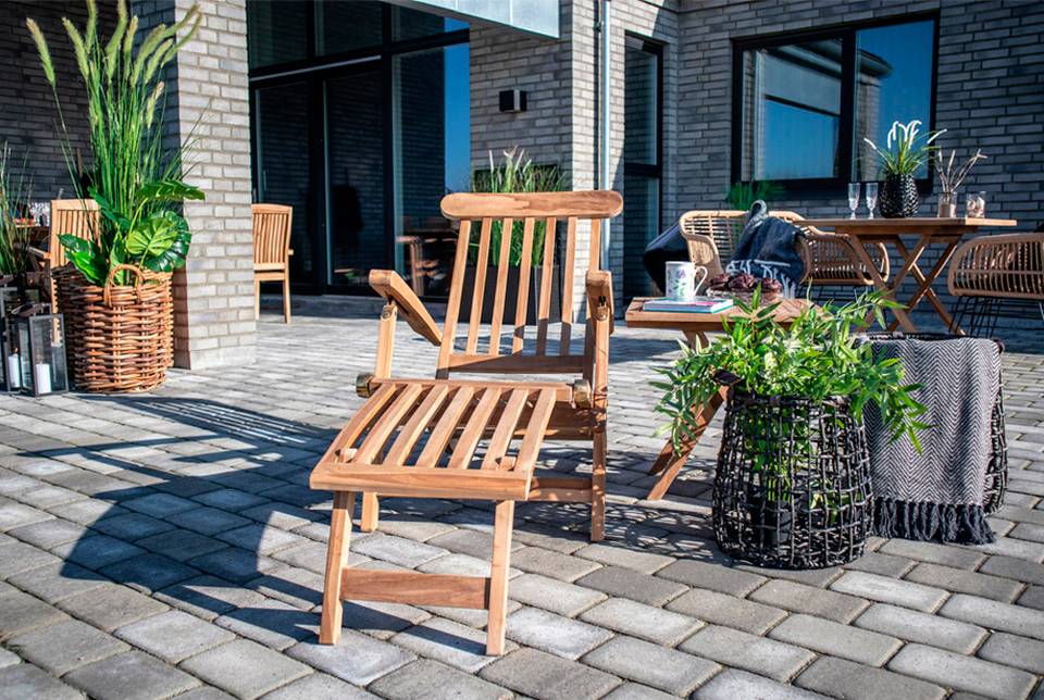 House Nordic Däckstol Arrecife Teak, brun från House Nordic, bild 5