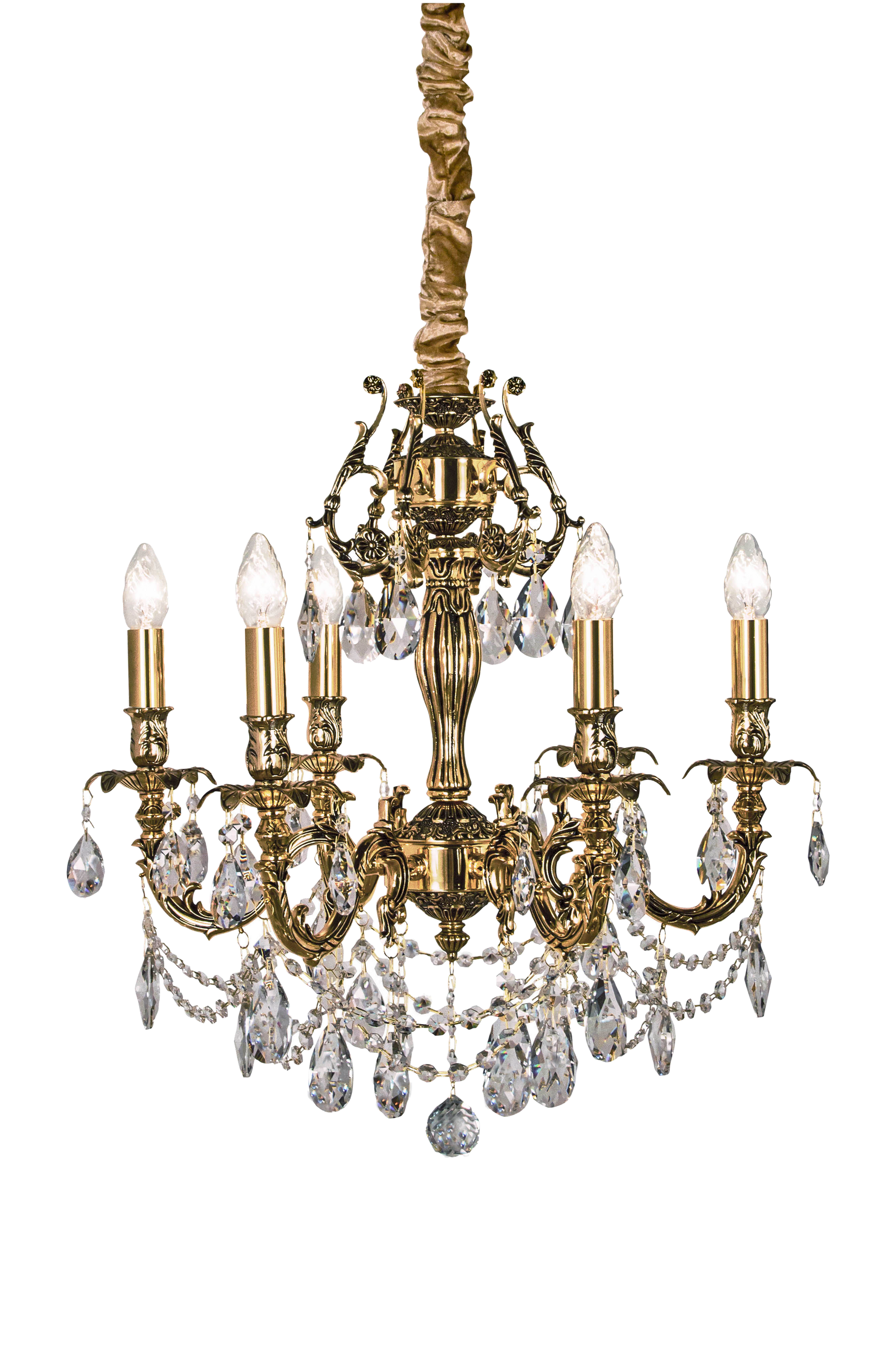 Aneta Lighting - Kristallkrona Versailles - Guld