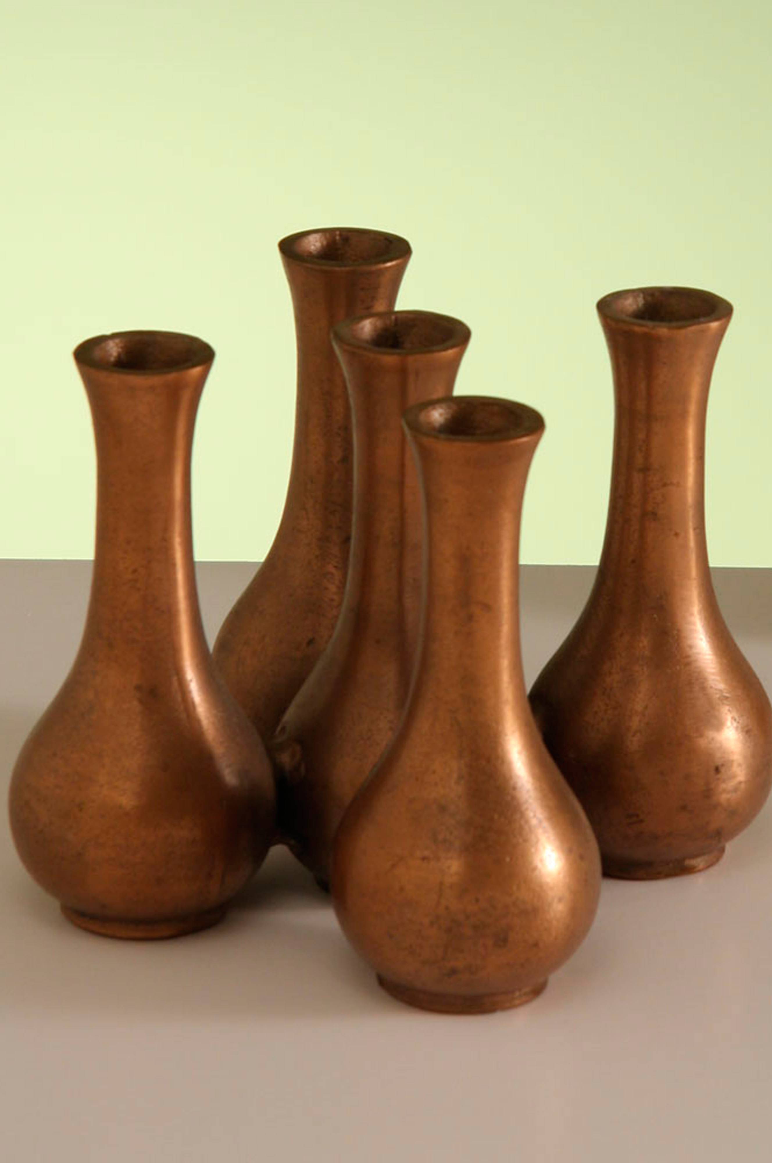 Vase London, 5pk Kobber Dekor Homeroom