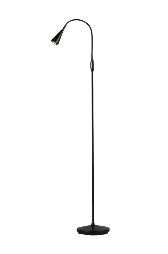 Gulvlampe Ledro høyde 101,5-124 cm