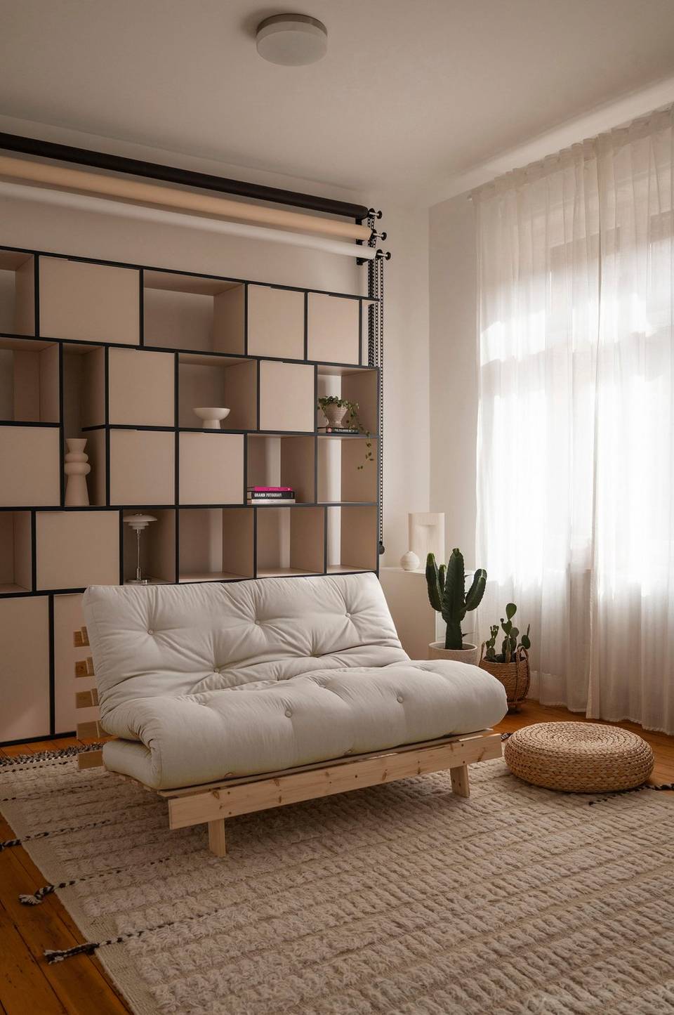 Karup Bäddsoffa Roots 140 Rå Bas, beige från Karup, bild 5