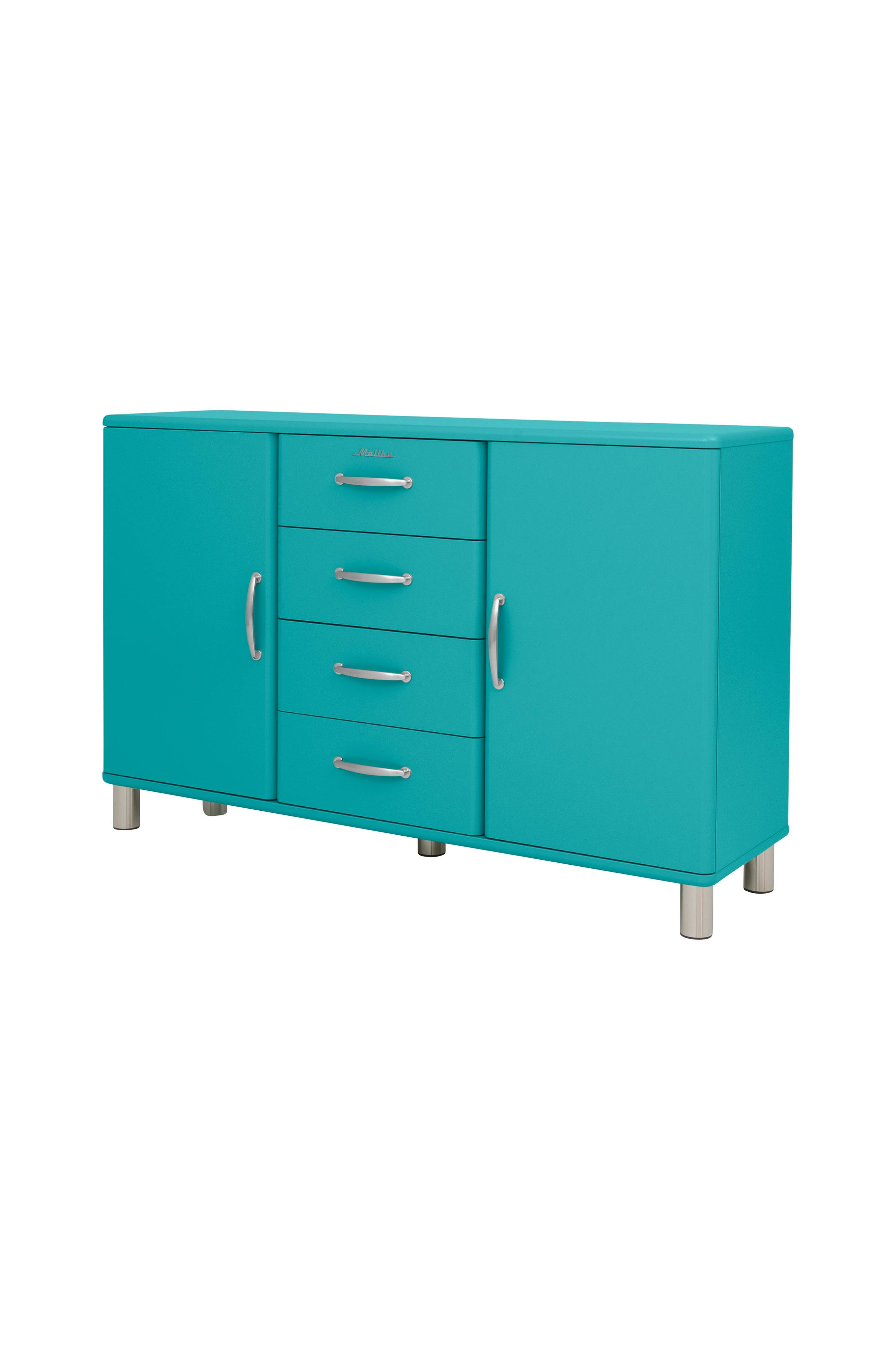 Tenzo Sideboard Malibu 2D 4DR Blå Skänkar & sideboards Ellos.se