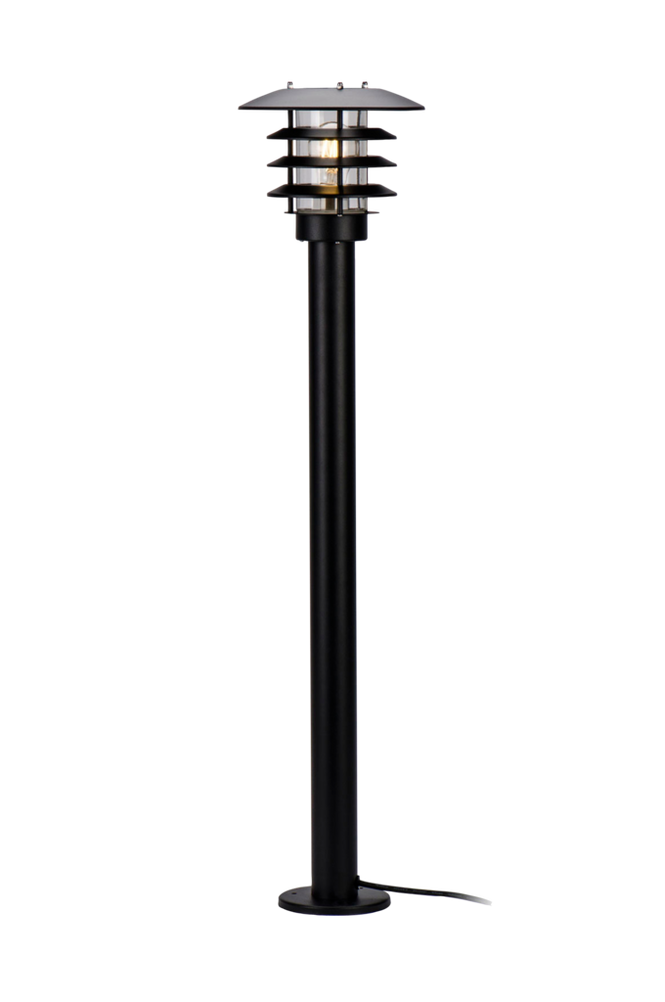Saturnus Stolpelykt 90cm Svart