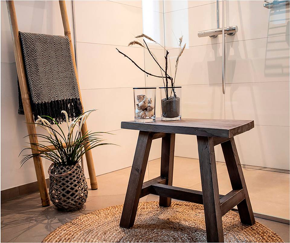 House Nordic Bänk Barcelona, teak, 50x25xh45 cm, brun från House Nordic, bild 5