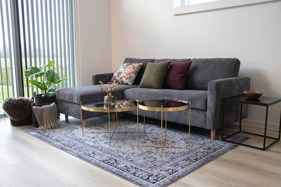 House Nordic Soffbord Louisville, ø48xh48cm, guld från House Nordic, bild 5