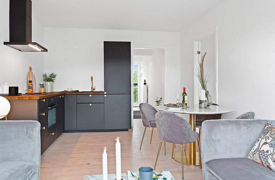 House Nordic Matbord Tucson, ø90x75cm, vit från House Nordic, bild 5