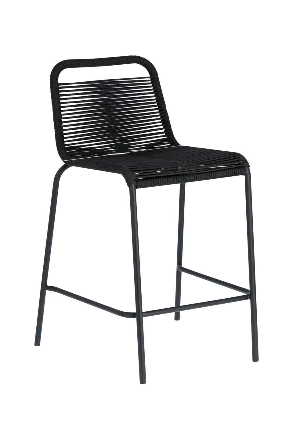 Kave Home Barstol Lambton, sitthöjd 62 cm 4-pack, svart från Kave Home, bild 5