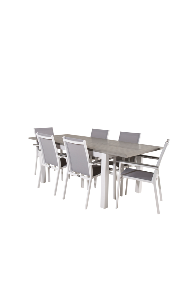 Spisegruppe Albany med 6 stole Parma