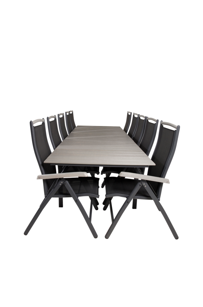 Matgrupp Levels med 10st matstolar Albany