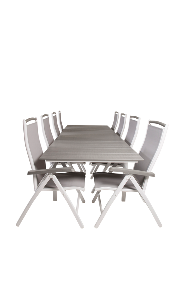 Matgrupp Louis inkl 8st Athena 5 pos matstolarar