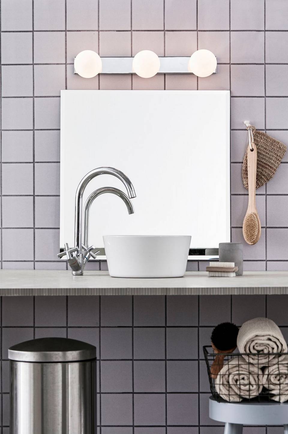 Markslöjd Vägglampa Mini, 3 lampor, krom från Markslöjd, bild 5