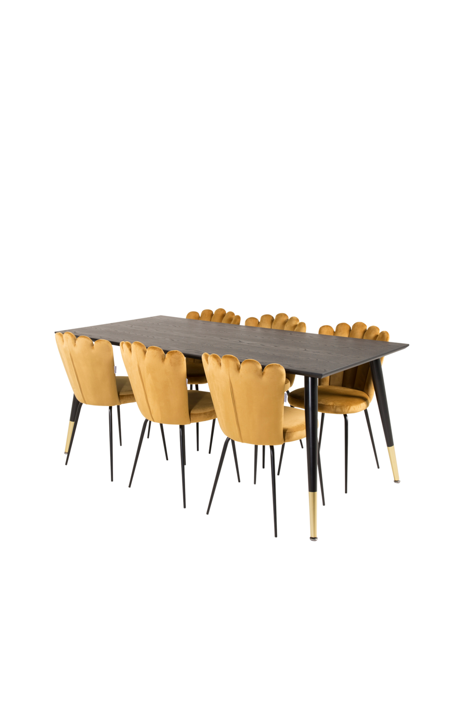Furniture Fashion Matgrupp Doris med Matstol Limhamn, svart från Furniture Fashion, bild 5