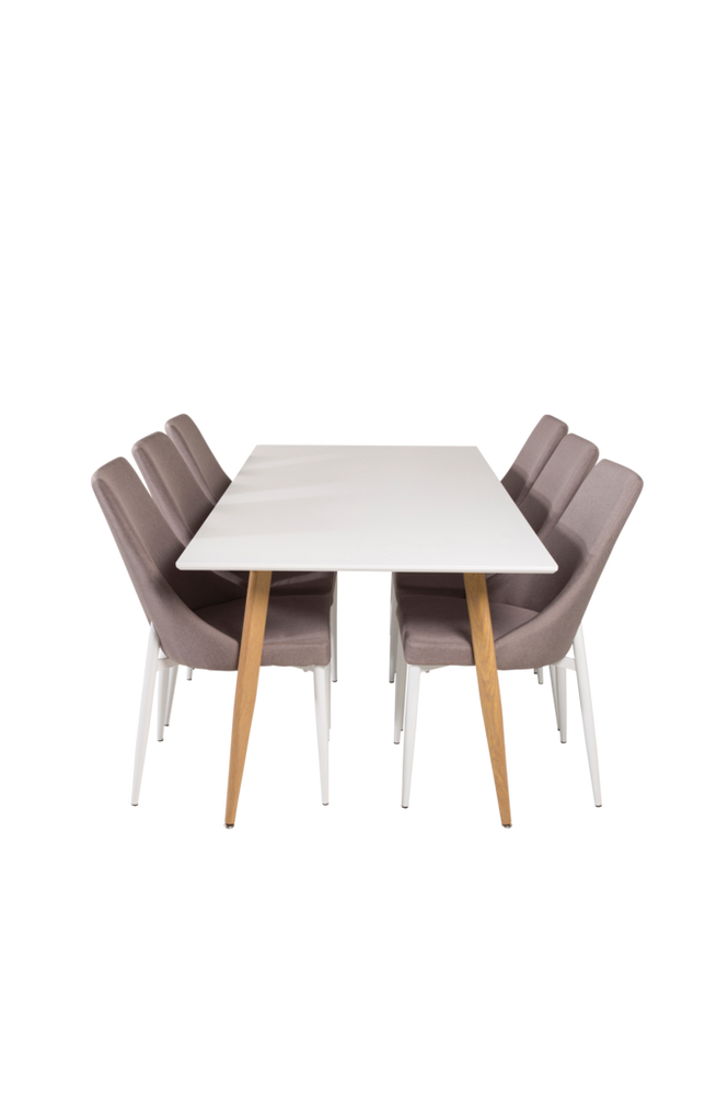 Spisegruppe Penally med spisebordsstol Leone