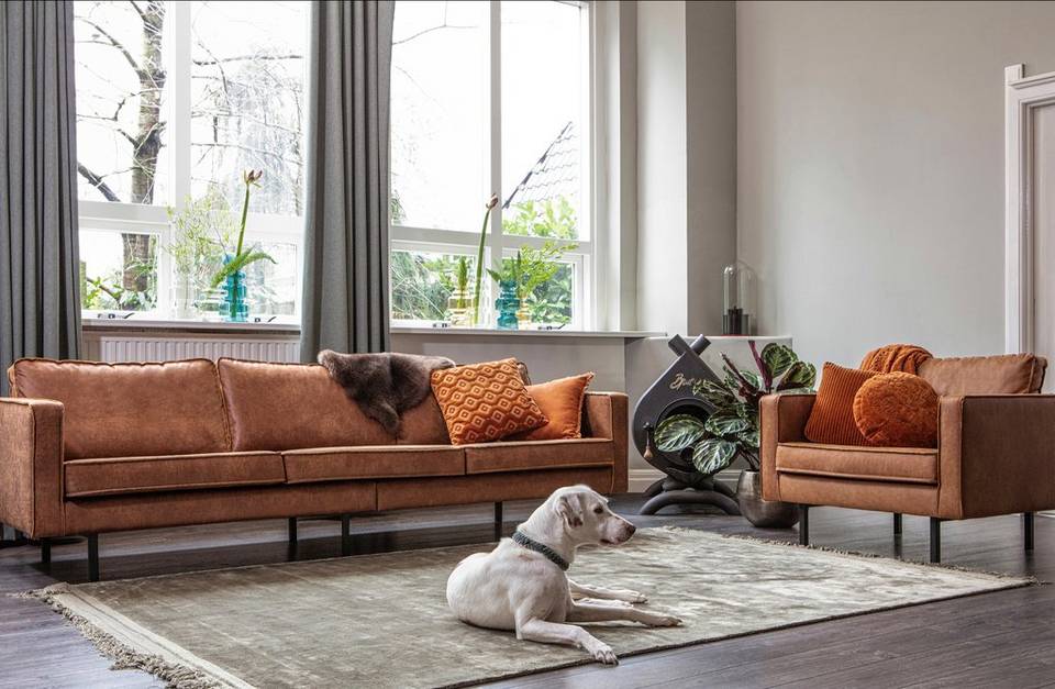WOOOD Soffa Rodeo 3-sits, brun från WOOOD, bild 5