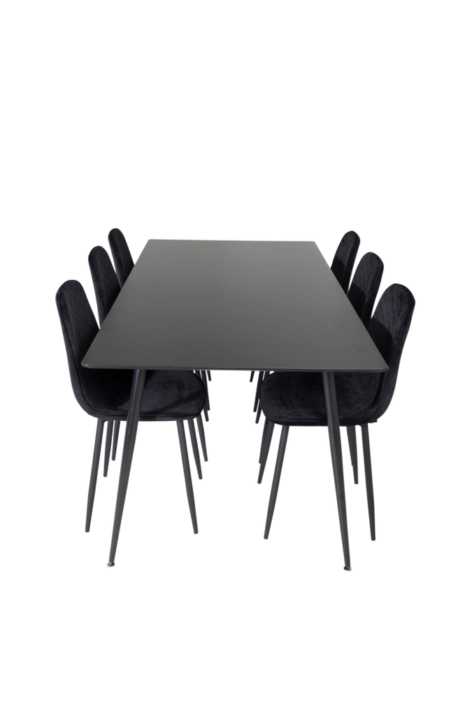 Spisegruppe Silar med 6 spisestoler Polar