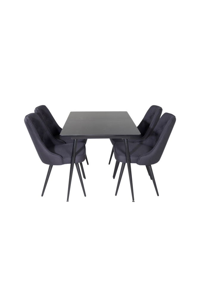 Matgrupp Silar med 4st matstolar Velvet Deluxe