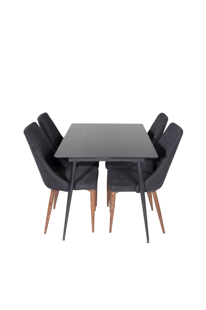 Spisegruppe Solhem inkl. 4 spisebordsstole Leone