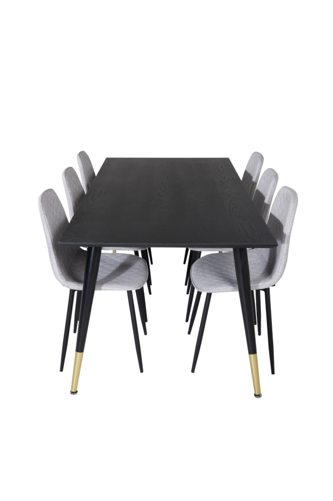Spisegruppe Doris inkl. 6 Penally spisestoler