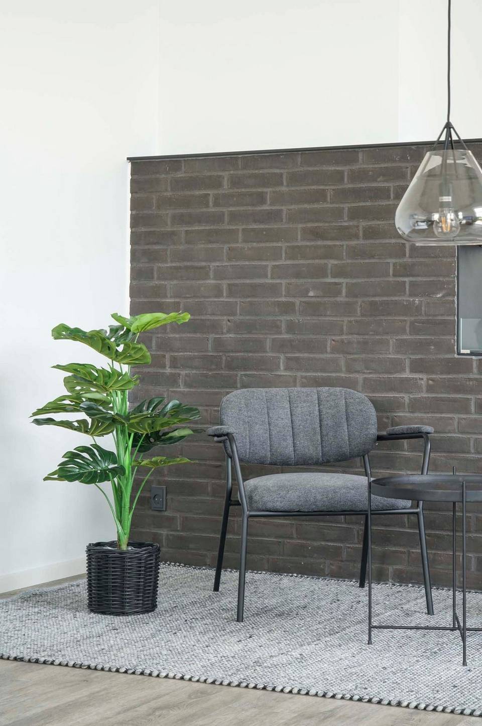 House Nordic Krukväxt Monstera, konstgjord, H90 cm, grön från House Nordic, bild 5