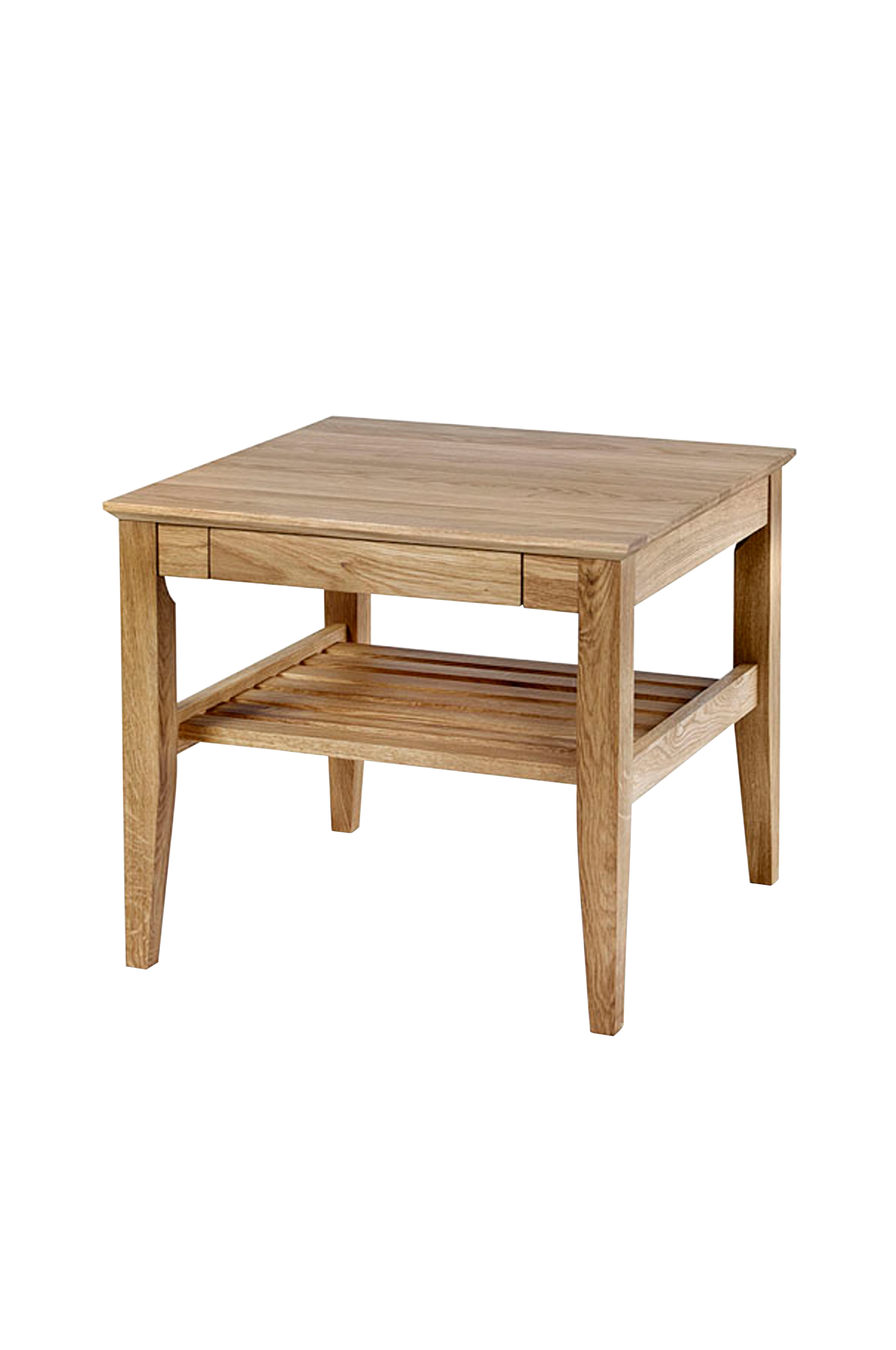 Sofabord Ekliden 60x60 med skuffe/hylde - - Møbler | Homeroom