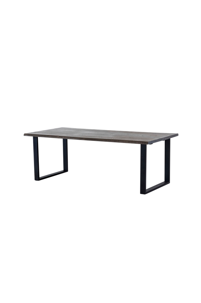 Matbord Exxet 210 cm med U-ben i metall