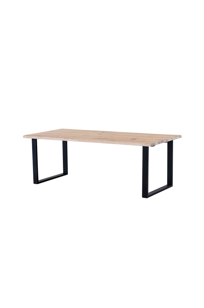 Matbord Exxet 210 cm med U-ben i metall