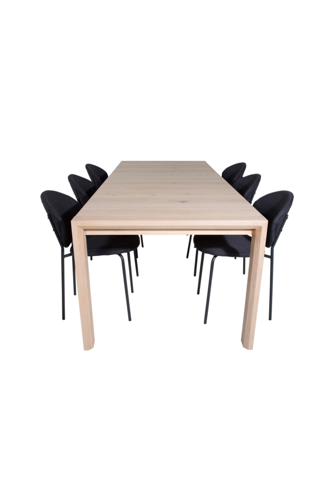 Matgrupp Slider med 6st matstolar Vault
