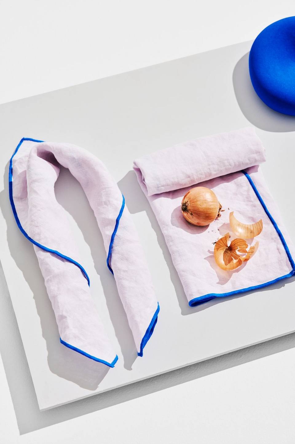 Pastill Bonne servett i franskt lin 2-pack, lila från Pastill, bild 5